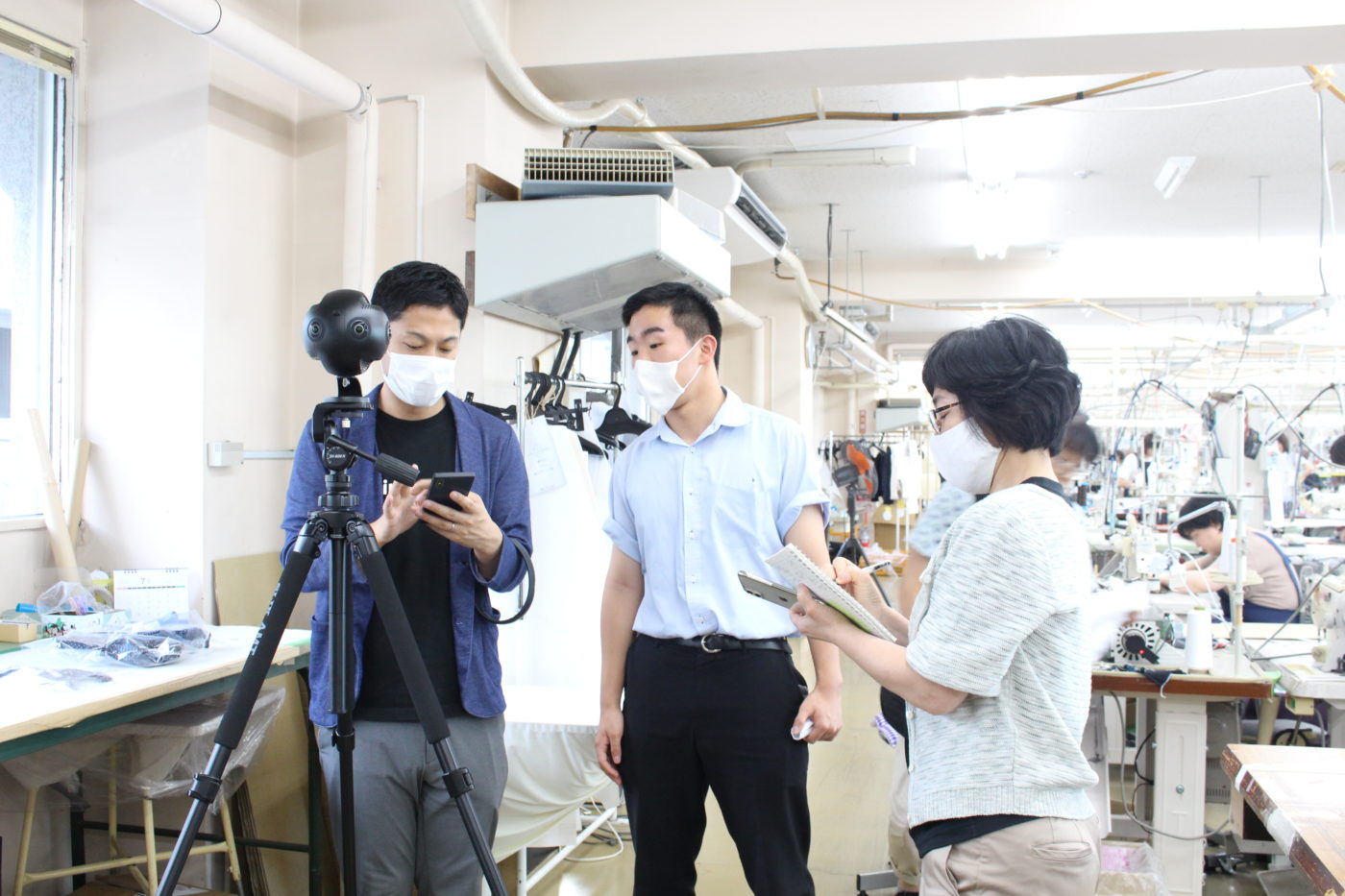 にいがた経済新聞に五泉ニット工場でのVR動画撮影についてご紹介いただきました