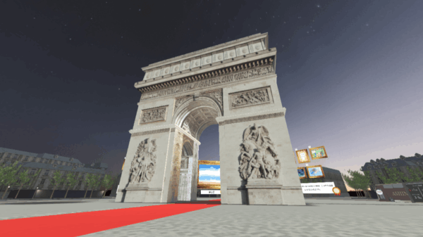 株式会社リプロネクスト、人工衛星データを活用したデジタルツインメタバースを構築。パリの凱旋門を仮想空間に再現